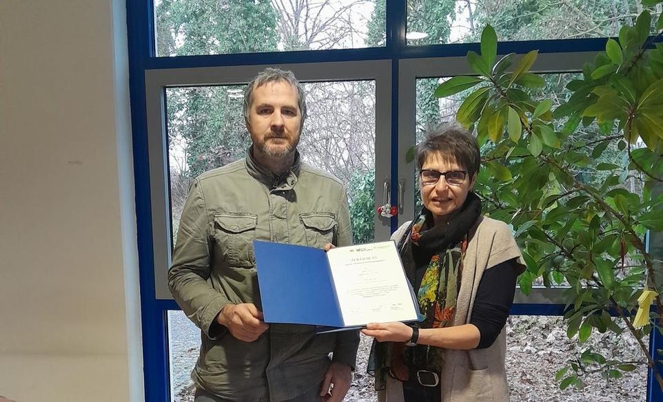 Marko Erler mit Birgit Vietz